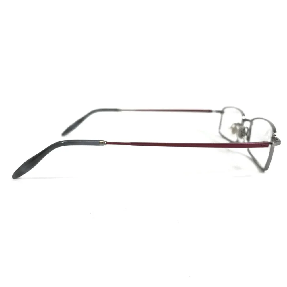 Augar Eyeglasses Frames HP138 GRIS Grey Red 22KT GP Gold Plated 49-18-140